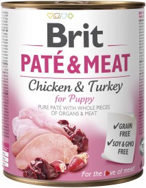 BRIT Paté Meat for Puppy DLA SZCZENIĄT 800g