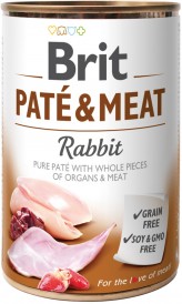 BRIT Paté / Meat Rabbit KRÓLIK 400g - Zdjęcie główne