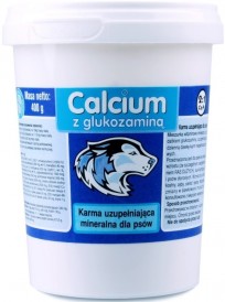 CANVIT Calcium z glukozaminą Niebieski Proszek 400g - Zdjęcie nr 2