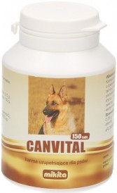 MIKITA CANVITAL Witaminy dla psa 150tabl. - Zdjęcie główne