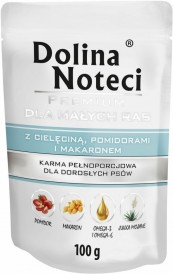 DOLINA NOTECI PREMIUM Małe Rasy Cielęcina Pomidory 100g - Zdjęcie główne