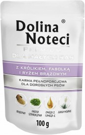 DOLINA NOTECI PREMIUM Małe Rasy Królik Fasolka Ryż 100g - Zdjęcie główne