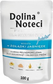 DOLINA NOTECI PREMIUM MAŁE RASY JUNIOR Żołądki Jagnięce 100g - Zdjęcie główne