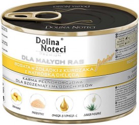 Dolina Noteci Premium Małe Rasy JUNIOR Kurczak Cielęcina 185g - Zdjęcie nr 2