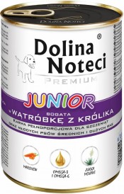 DOLINA NOTECI Premium Junior Wątróbka z królika 400g - Zdjęcie główne
