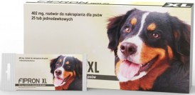 FIPRON Krople na kleszcze pchły dla psa XL 40-60kg 1szt. - Zdjęcie główne