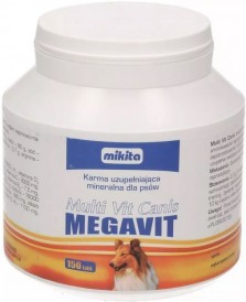 MIKITA MEGAVIT Multi Vit Canis Witaminy dla psów 150tabl. - Zdjęcie główne
