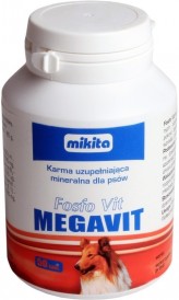 MIKITA MEGAVIT Fosfo Vit Witaminy dla szczeniąt 50tabl. - Zdjęcie nr 2