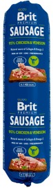 BRIT Sausage Chicken / Venison Kiełbasa Kurczak Dziczyzna 800g - Zdjęcie główne