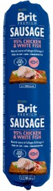BRIT Sausage Chicken / White Fish Kiełbasa Kurczak Ryba 800g - Zdjęcie główne