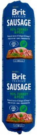 BRIT Sausage Turkey / Peas Kiełbasa Indyk Groszek 800g - Zdjęcie główne
