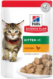 HILL'S SP Feline Kitten Chicken 85g saszetka kurczak - Zdjęcie główne