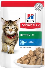 HILL'S SP Feline Kitten Ocean Fish 85g saszetka ryba - Zdjęcie główne