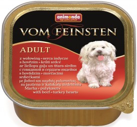 ANIMONDA Vom Feinsten ADULT Wołowina Serca Indyka 150g - Zdjęcie główne