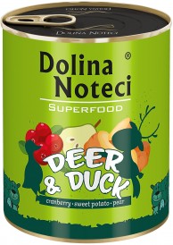 DOLINA NOTECI SUPERFOOD Jeleń i Kaczka 800g - Zdjęcie główne