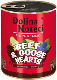 DOLINA NOTECI SUPERFOOD Wołowina i Serca Gęsi 800g - Zdjęcie główne