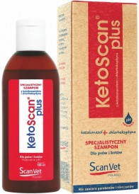 SCANVET KetoScan Plus 100ml szampon - Zdjęcie główne