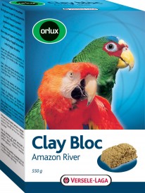 VERSELE LAGA Orlux Clay Bloc Amazon River Kostka gliniana dla papug 550g - Zdjęcie główne