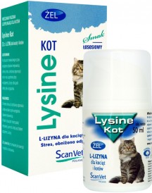 SCANVET Lysine Kot 50 ml żel - Zdjęcie główne