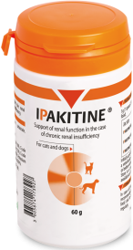 VETOQUINOL Ipakitine na wsparcie pracy nerek psa i kota 60g - Zdjęcie główne