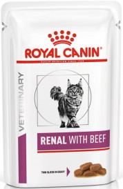 ROYAL CANIN VET RENAL Feline Beef WOŁOWINA 85g - Zdjęcie główne