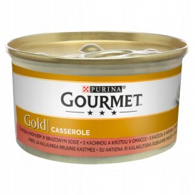 PURINA GOURMET Gold Casserole Kaczka Indyk 85g - Zdjęcie nr 2