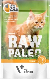 Vet Expert RAW PALEO Turkey Indyk dla dorosłych kotów 100g - Zdjęcie nr 2