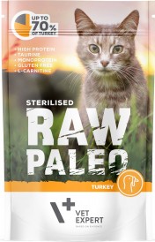 Vet Expert RAW PALEO Sterilised Indyk dla sterylizowanych 100g - Zdjęcie nr 2