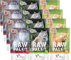 Vet Expert RAW PALEO Adult MIX SMAKÓW 12x100g