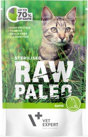 Vet Expert RAW PALEO Sterilised Dziczyzna dla sterylizowanych 100g - Zdjęcie główne
