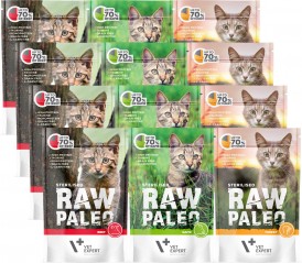 Vet Expert RAW PALEO Sterilised MIX SMAKÓW 12x100g - Zdjęcie główne