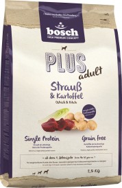 BOSCH PLUS Adult Ostrich Potato Struś Ziemniaki 2,5kg