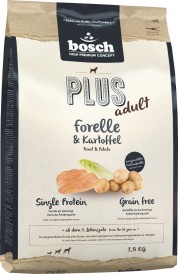 BOSCH PLUS Adult Trout Potato Pstrąg Ziemniaki 2,5kg - Zdjęcie główne