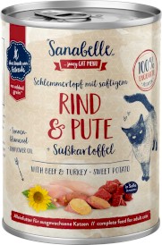 BOSCH Sanabelle Rind / Pute Wołowina Indyk Bataty 380g - Zdjęcie główne