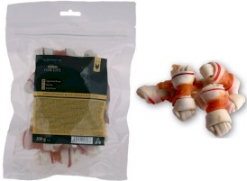 FITMIN Dog For Life Treat Rawhide knot with Chicken 200g