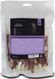 FITMIN Dog For Life Treat Duck with Rawhide stick 200g - Zdjęcie główne