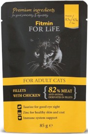 FITMIN Cat For Life Adult Chicken Kurczak 85g - Zdjęcie główne