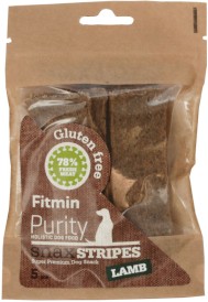 FITMIN Purity Snax Stripes Lamb Jagnięcina Paski 5szt. - Zdjęcie główne