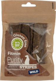 FITMIN Purity Snax Stripes Wild Dziczyzna Paski 5szt. - Zdjęcie główne