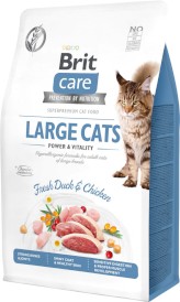 BRIT CARE Cat GF Adult LARGE CATS Kaczka 2kg - Zdjęcie główne