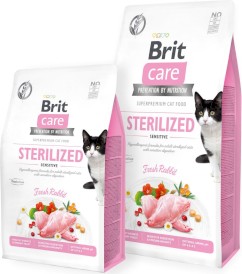 BRIT CARE Cat GF STERILIZED Sensitive Królik 400g - Zdjęcie nr 2