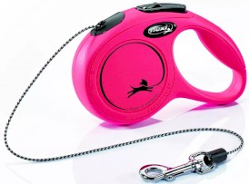 FLEXI NEW CLASSIC Smycz sznurowa XS / 3m czerwona - Zdjęcie nr 2