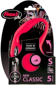 FLEXI NEW CLASSIC Smycz sznurowa S / 5m czerwona - Zdjęcie nr 2