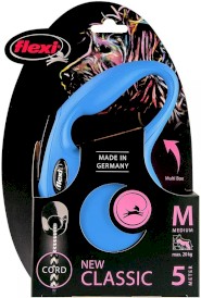 FLEXI NEW CLASSIC Smycz sznurowa M / 5m niebieska - Zdjęcie nr 2