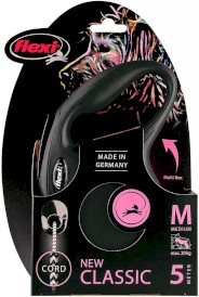 FLEXI NEW CLASSIC Smycz sznurowa M / 5m czarna - Zdjęcie nr 2