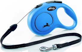 FLEXI NEW CLASSIC Smycz sznurowa S / 8m niebieska - Zdjęcie główne