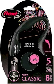 FLEXI NEW CLASSIC Smycz sznurowa S / 8m czarna - Zdjęcie nr 2