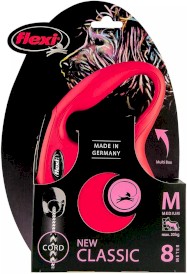 FLEXI NEW CLASSIC Smycz sznurowa M / 8m czerwona - Zdjęcie nr 2