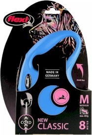 FLEXI NEW CLASSIC Smycz sznurowa M / 8m niebieska - Zdjęcie nr 2