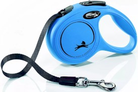 FLEXI NEW CLASSIC Smycz taśmowa XS / 3m niebieska - Zdjęcie główne